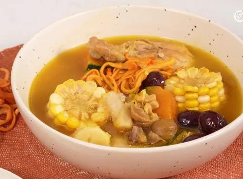 甘甜美味｜補中益氣｜健脾養胃｜金湯蟲草花栗子雞湯