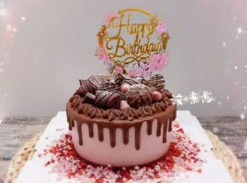 士多啤梨果醬流心芝士蛋糕