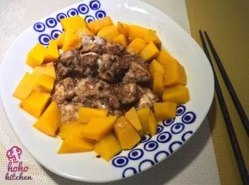 南瓜豉汁蒸排骨