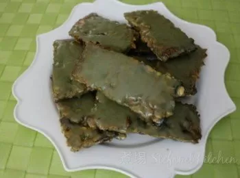 自製綠茶白朱古力燕麥棒