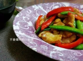 青椒甜豆快炒肉片