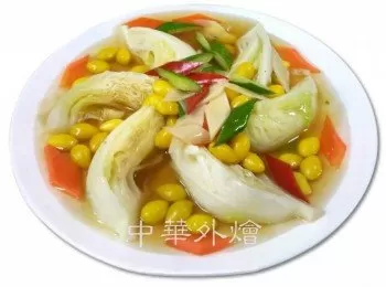 銀杏白菜膽【中餐乙級料理】