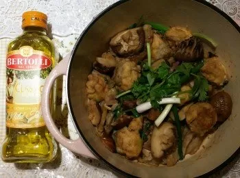 魚肉豆卜燜冬菇【百得利健康油你話事】