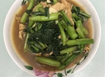 菜心炒肉