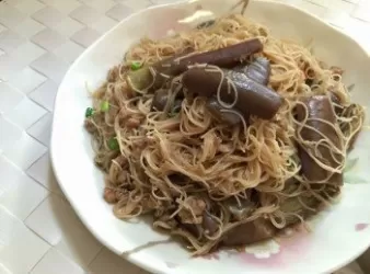 茄子辣肉碎炆米