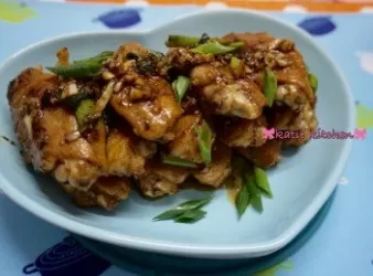 椒鹽蒜香煎雞翼