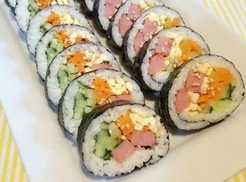 韓式餐肉紫菜飯卷 햄김밥