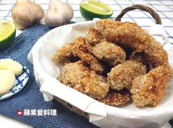 蒜味鹽酥雞（不耍炸。雞胸軟嫰）