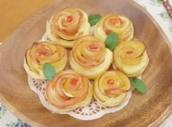 玫瑰蘋果派❤簡單好上手!!