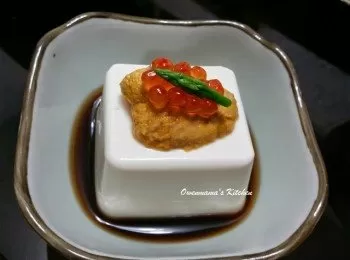 蟹子海膽凍豆腐