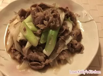 京蔥爆羊肉