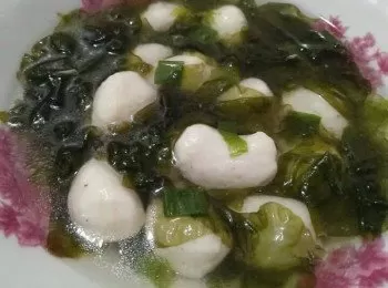 狗母魚丸紫菜湯【澎湖野生水產】【福壽】