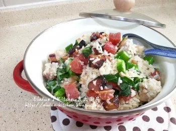 芋頭臘味粒炒飯