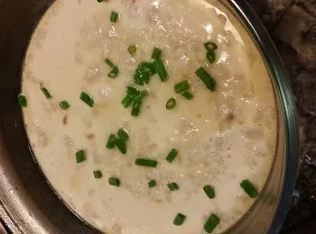 红綠葱肉鬆蒸蛋