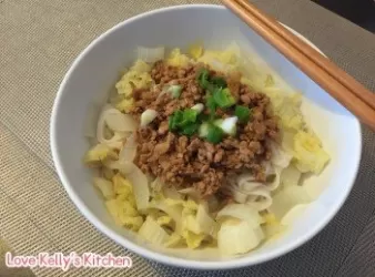 香蔥肉碎拌麵