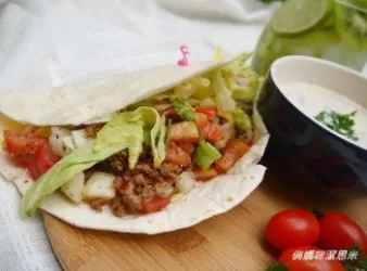 墨西哥牛肉塔克。Beef Taco