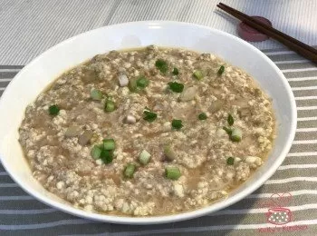 豆腐蒸肉餅