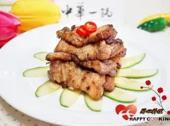 快速料理~蒜香煎五花[中華一鍋]