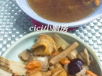 cici靚靚湯水: [黨參北芪淮山紅棗圓肉螺頭湯 - Staub煮理]