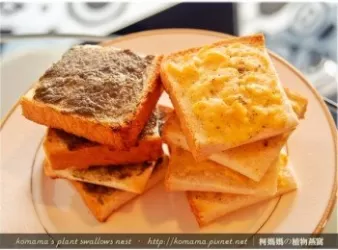 黑木耳雪綿酪烤吐司磚