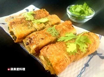 香菜豆皮捲