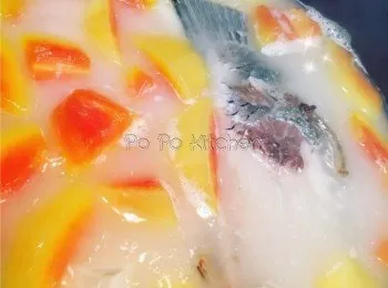 木瓜豆腐魚尾湯