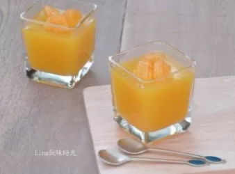 橘子蒟蒻果凍