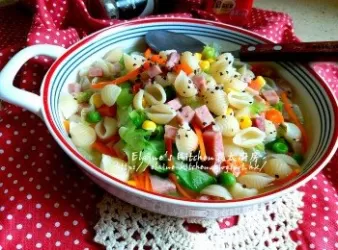 [早餐之選] 火腿粒雜豆貝殼粉