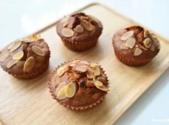 香蕉蜂蜜杏仁蛋糕