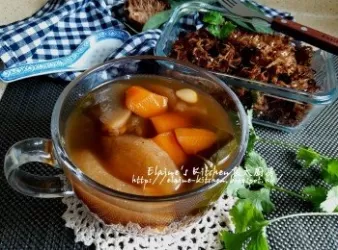 龍脷葉三果湯 , 自製豬肉鬆