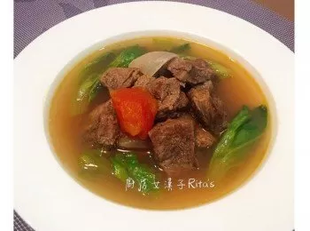 蕃茄牛肉清湯