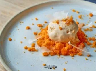 中秋節口味 - 鹹蛋雪糕 (無生蛋版)(不用雪糕機)