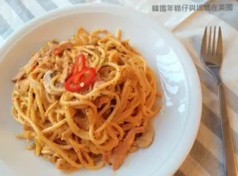 煙肉泡菜忌廉汁意粉