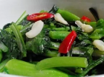 蒜炒油菜