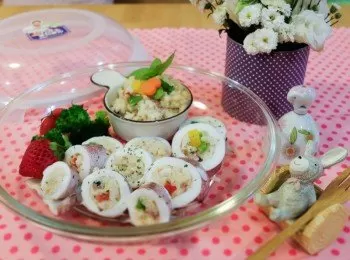 【吳双の愛妻料理】♥奶油墨魚鑲飯