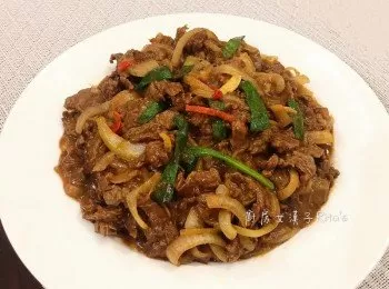 沙茶洋蔥炒牛肉