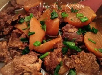 柱侯蘿蔔牛筋腩