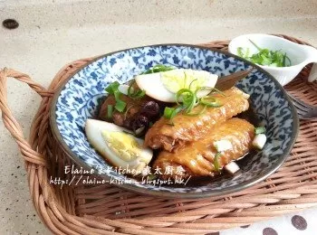 豉油雞翼雞蛋