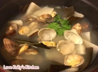 海帶蘿蔔蜆湯