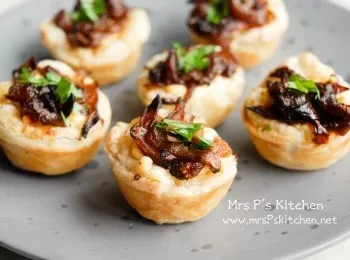 山羊乳酪洋蔥撻Goat's Cheese Tarts