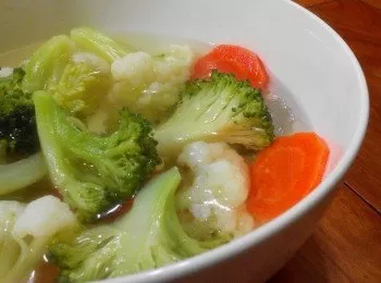 雙花椰菜胡蘿蔔湯【食在養生】