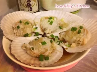 蒜蓉粉絲蒸扇貝