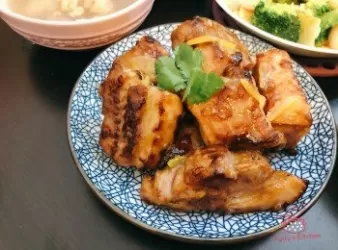 [家常小菜] 柚子蒜香骨