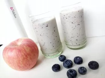 蘋果藍莓杏仁smoothie