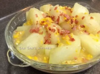 煙肉粟米蓉燴冬瓜