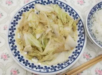 奶油黑胡椒高麗菜-鐵板燒料理必點!!