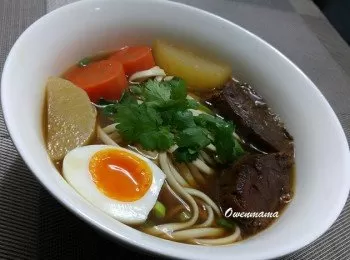 A貨台灣牛肉麵 + 溏心蛋（食譜）