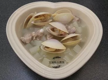 咸排骨貴妃蚌冬瓜粒湯