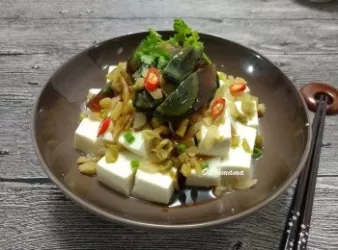涼拌皮蛋榨菜豆腐