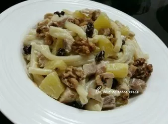 合桃菠蘿雞肉通粉沙律